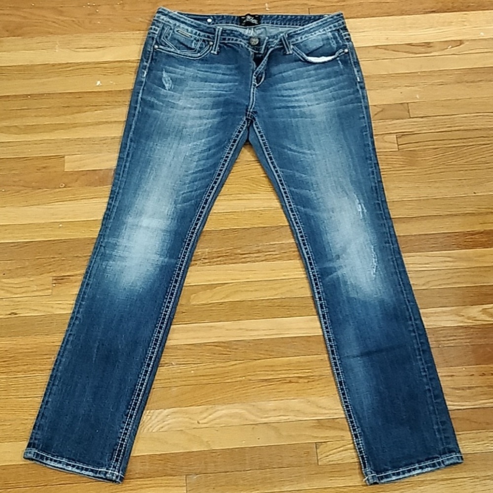 Express ReRock Skinny Jeans